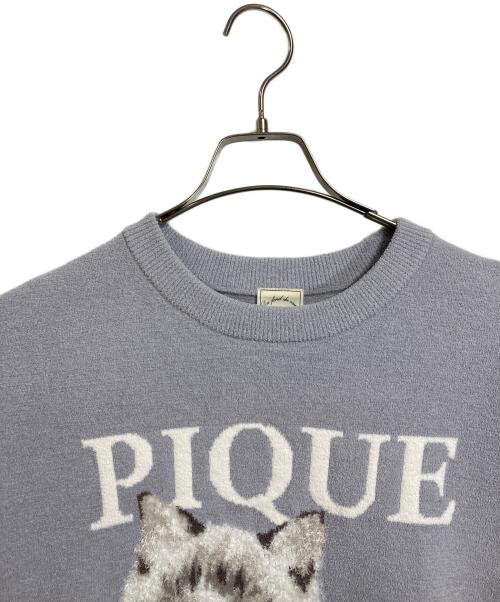 gelato pique（ジェラートピケ）gelato pique (ジェラートピケ) CAT JQDプルオーバー　ルームウェア　アニマル柄　ネコ グレー サイズ:FREE 未使用品の古着・服飾アイテム