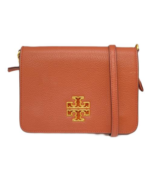 TORY BURCH（トリーバーチ）TORY BURCH (トリーバーチ) ショルダーバッグ　レザーバッグ　 サーモピンク サイズ:実寸参照の古着・服飾アイテム