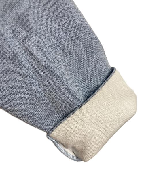 Rene（ルネ）Rene (ルネ) 袖パールノーカラージャケット　アウター　ライトアウター　セレモニー　日本製 スカイブルー サイズ:36の古着・服飾アイテム