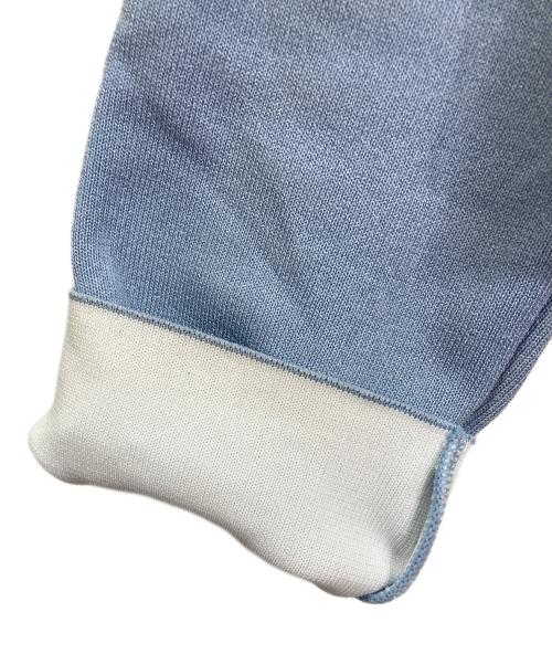 Rene（ルネ）Rene (ルネ) 袖パールノーカラージャケット　アウター　ライトアウター　セレモニー　日本製 スカイブルー サイズ:36の古着・服飾アイテム