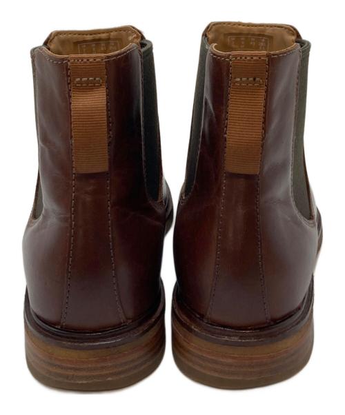 CLARKS（クラークス）CLARKS (クラークス) サイドゴアブーツ　レザーブーツ ブラウン サイズ:UK7  US8の古着・服飾アイテム