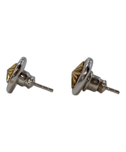 saad（サード）SAAD (サード) 太陽神ゴールドピアス シルバー×ゴールドの古着・服飾アイテム