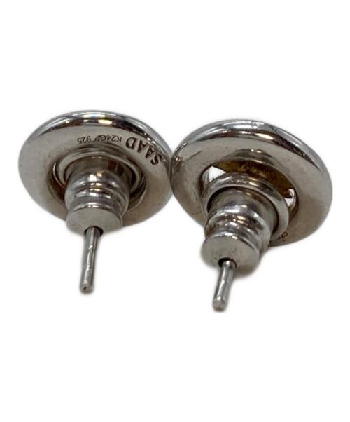 saad（サード）SAAD (サード) 太陽神ゴールドピアス シルバー×ゴールドの古着・服飾アイテム