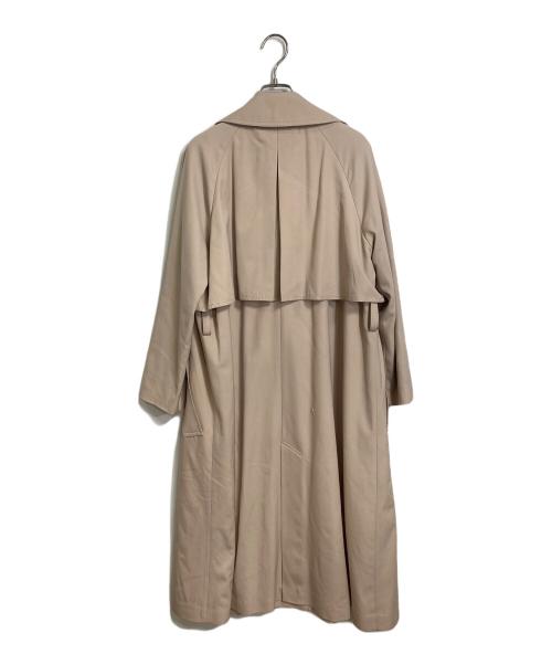 BALLSEY（ボールジィ）BALLSEY (ボールジィ) ウールギャバジン ガウンコート　トレンチコート　ラグラン ベージュ サイズ:36の古着・服飾アイテム