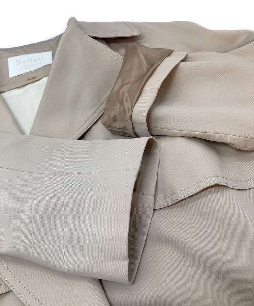 BALLSEY（ボールジィ）BALLSEY (ボールジィ) ウールギャバジン ガウンコート　トレンチコート　ラグラン ベージュ サイズ:36の古着・服飾アイテム