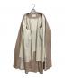 中古・古着 BALLSEY (ボールジィ) ウールギャバジン ガウンコート　トレンチコート　ラグラン ベージュ サイズ:36：13000円