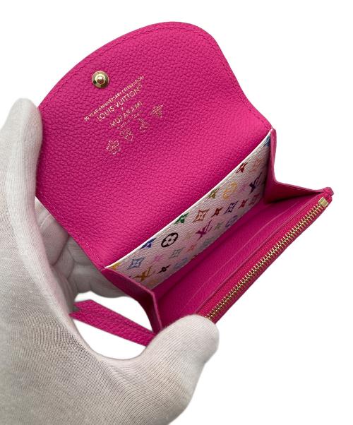 LOUIS VUITTON（ルイ ヴィトン）LOUIS VUITTON (ルイ ヴィトン) 村上隆 (ムラカミタカシ) LV × TM ポルトモネ・ロザリ ピンクの古着・服飾アイテム