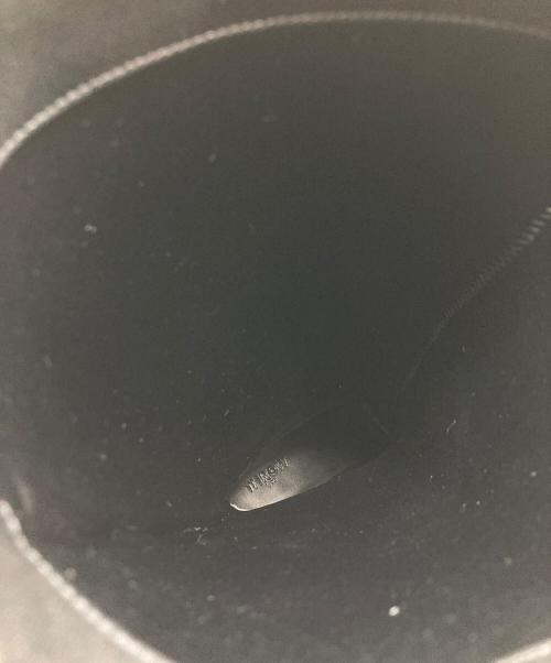 THROW by SLY（スロウバイスライ）THROW BY SLY (スロウバイスライ) POINTED WIDE KNEE ブーツ ブラック サイズ:Mの古着・服飾アイテム