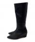 THROW BY SLY (スロウバイスライ) POINTED WIDE KNEE ブーツ ブラック サイズ:M：7000円