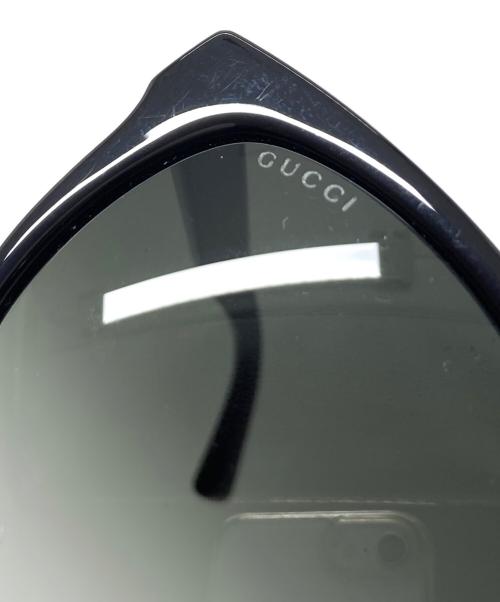 GUCCI（グッチ）GUCCI (グッチ) サングラス　アイウェア　イタリア製 ブラック サイズ:56□17-150の古着・服飾アイテム