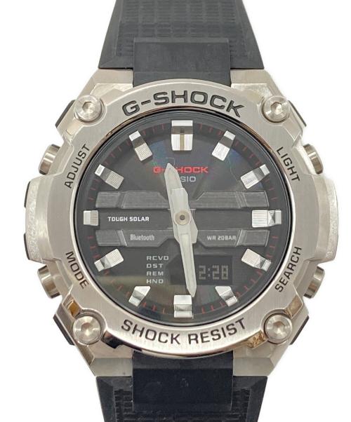 CASIO（カシオ）CASIO (カシオ) リストウォッチ　G-SHOCK　G-STEEL 20気圧防水　ソーラー充電　モバイルリンク機能 ブラック サイズ:実寸参照の古着・服飾アイテム