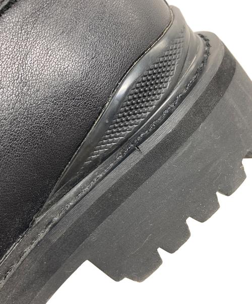 PG（ピージー）PG (ピージー) STEVEN ALAN (スティーブンアラン) KNOCK BLACK LEATHER チロリアンシューズ　ヴィブラムソール　ダイヤル ブラック サイズ:41の古着・服飾アイテム