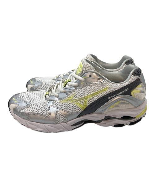 MIZUNO（ミズノ）MIZUNO (ミズノ) WAVE RIDER10 ウェーブライダー10 ランニングスニーカー ホワイト×グリーン サイズ:US 8.5の古着・服飾アイテム