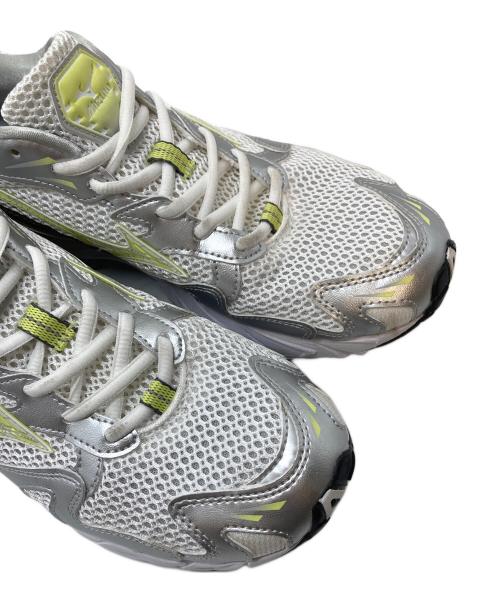 MIZUNO（ミズノ）MIZUNO (ミズノ) WAVE RIDER10 ウェーブライダー10 ランニングスニーカー ホワイト×グリーン サイズ:US 8.5の古着・服飾アイテム