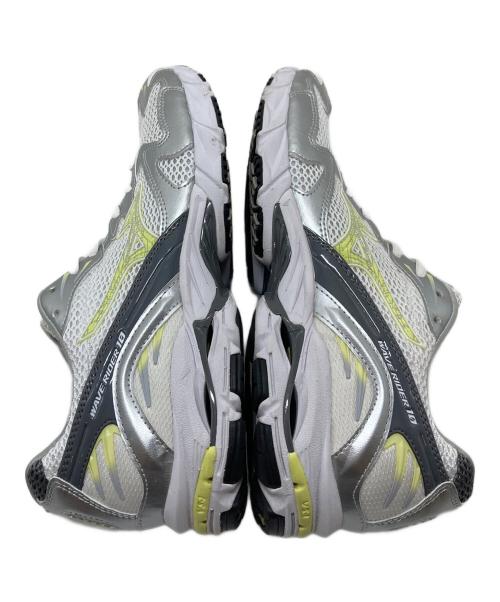 MIZUNO（ミズノ）MIZUNO (ミズノ) WAVE RIDER10 ウェーブライダー10 ランニングスニーカー ホワイト×グリーン サイズ:US 8.5の古着・服飾アイテム