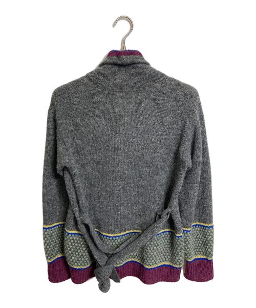 45R（フォーティファイブ・アール）45R (フォーティファイブ・アール) ショールカラーカーディガン グレーの古着・服飾アイテム