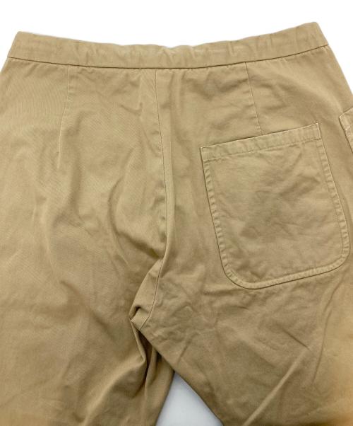 YAECA（ヤエカ）YAECA (ヤエカ) DRAW STRING PANTS ドローストリングワイドパンツ KUSAKI KHAKI ベージュ サイズ:XSの古着・服飾アイテム