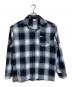 CalTop（キャルトップ）の古着「オンブレチェックシャツ　長袖シャツ　メキシコ製」｜ブルー