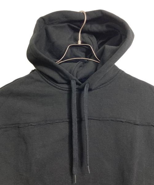 PERVERZE（パーバーズ）PERVERZE (パーバーズ) ダメージ加工 ビッグシルエット プルオーバー パーカー　フーディ ブラック サイズ:FREEの古着・服飾アイテム