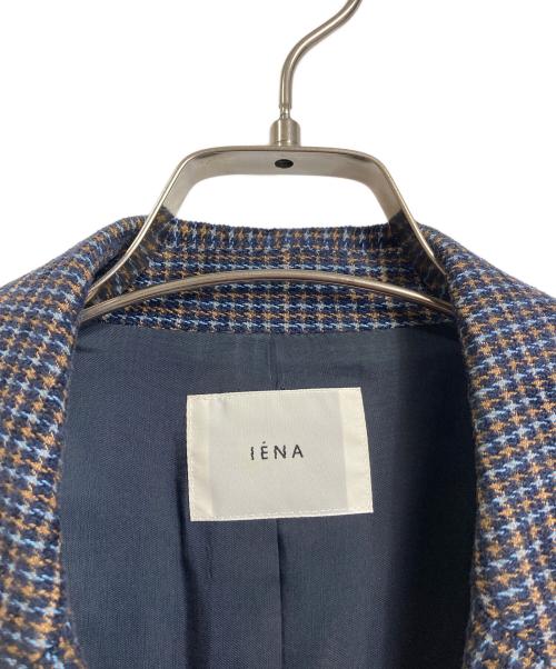 IENA（イエナ）IENA (イエナ) モールダブルブレストジャケット　アウター　ライトアウター　セレモニー　オフィスカジュアル　日本製 ネイビー サイズ:36の古着・服飾アイテム