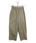 GALERIE VIE（ギャルリーヴィー）の古着「コットンツイル イージーチノパンツ　イージーパンツ　コットンパンツ　日本製」｜グリーン