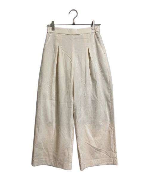 DRESSTERIOR（ドレステリア）DRESSTERIOR (ドレステリア) ソフト別珍イージーパンツ　ワイドパンツ ベージュ サイズ:36 未使用品の古着・服飾アイテム