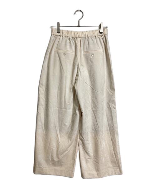 DRESSTERIOR（ドレステリア）DRESSTERIOR (ドレステリア) ソフト別珍イージーパンツ　ワイドパンツ ベージュ サイズ:36 未使用品の古着・服飾アイテム