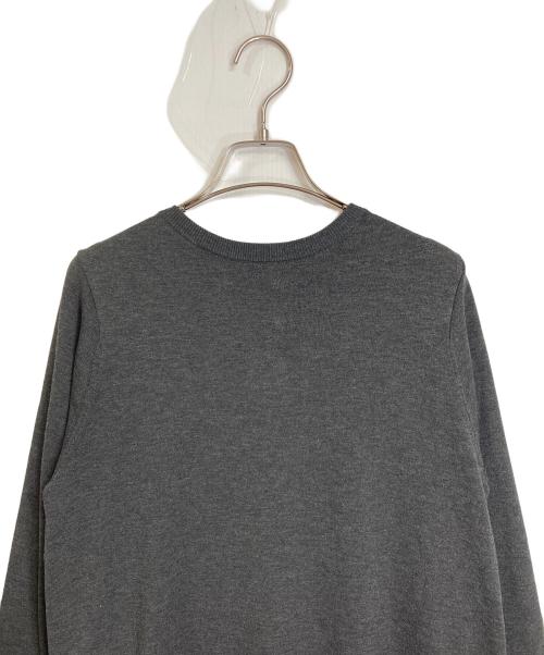 UNFILO（アンフィーロ）UNFILO (アンフィーロ) マイビューティニット フレアワンピース グレー サイズ:Sの古着・服飾アイテム