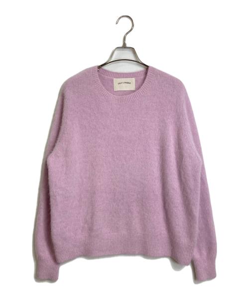Lilly Lynque（リリーリン）Lilly Lynque (リリーリン) フォックス カシミヤ シャギーニット パープル サイズ:38の古着・服飾アイテム
