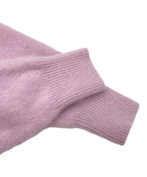Lilly Lynque（リリーリン）Lilly Lynque (リリーリン) フォックス カシミヤ シャギーニット パープル サイズ:38の古着・服飾アイテム