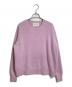Lilly Lynque（リリーリン）の古着「フォックス カシミヤ シャギーニット」｜パープル