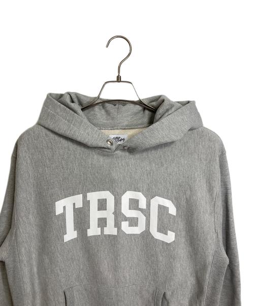 The Rising Sun Coffee（ザライジングサンコーヒー）THE RISING SUN COFFEE (ザライジングサンコーヒー) TRSC SPRING HOODIE グレー サイズ:Mの古着・服飾アイテム