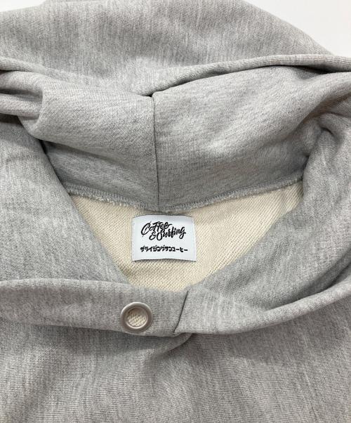 The Rising Sun Coffee（ザライジングサンコーヒー）THE RISING SUN COFFEE (ザライジングサンコーヒー) TRSC SPRING HOODIE グレー サイズ:Mの古着・服飾アイテム