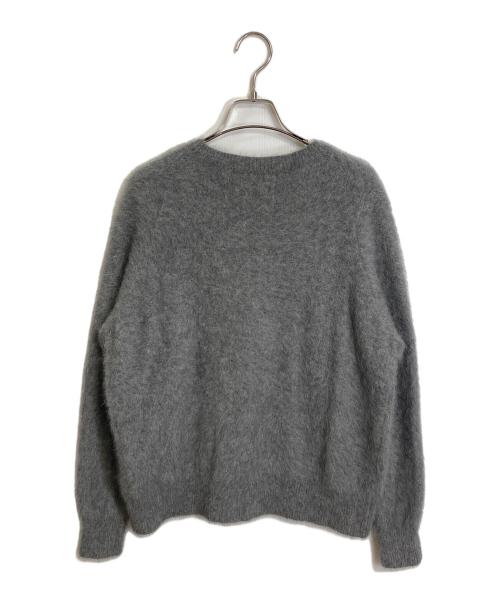 Lilly Lynque（リリーリン）LILLY LYNQUE (リリーリン) フォックスカシミヤシャギーニット グレー サイズ:38の古着・服飾アイテム