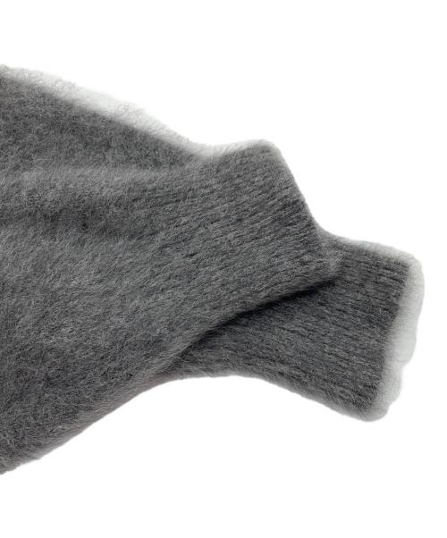 Lilly Lynque（リリーリン）LILLY LYNQUE (リリーリン) フォックスカシミヤシャギーニット グレー サイズ:38の古着・服飾アイテム