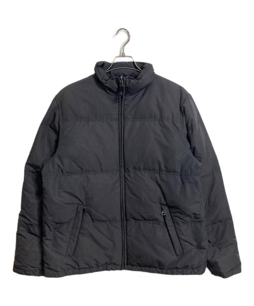 Eddie Bauer（エディーバウアー）Eddie Bauer (エディーバウアー) プレミアムグースダウンダウンジャケット ブラック×イエロー サイズ:Mの古着・服飾アイテム