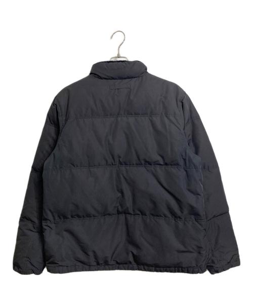 Eddie Bauer（エディーバウアー）Eddie Bauer (エディーバウアー) プレミアムグースダウンダウンジャケット ブラック×イエロー サイズ:Mの古着・服飾アイテム