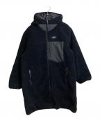 TAION×NOLLEY'Sタイオン×ノーリーズ）の古着「別注ボア×ダウンフードコート リバーシブル」｜ブラック