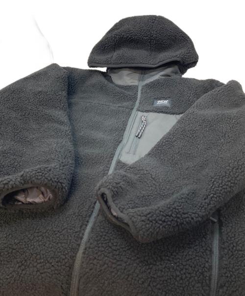 TAION（タイオン）TAION (タイオン) NOLLEY'S (ノーリーズ) 別注ボア×ダウンフードコート リバーシブル ブラック サイズ:Sの古着・服飾アイテム