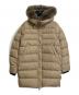 DUVETICA（デュベティカ）の古着「DONNA brown fur-fox  ドンナ  ロングダウンコート　アウター」｜ベージュ
