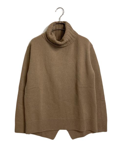 DEUXIEME CLASSE（ドゥーズィエム クラス）DEUXIEME CLASSE (ドゥーズィエム クラス) JADE タートルネック プルオーバー　カシミヤ混ニット ベージュ サイズ:FREEの古着・服飾アイテム