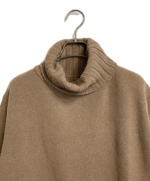 DEUXIEME CLASSE（ドゥーズィエム クラス）DEUXIEME CLASSE (ドゥーズィエム クラス) JADE タートルネック プルオーバー　カシミヤ混ニット ベージュ サイズ:FREEの古着・服飾アイテム