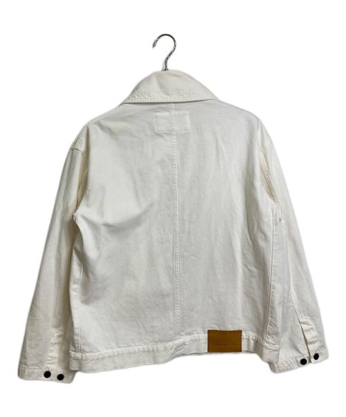 KALLMEYER（カルメイヤー）KALLMEYER (カルメイヤー) ELLIOTT CHORE Jacket ホワイトデニムジャケット　Deuxieme Classe取り扱い ホワイト サイズ:XSの古着・服飾アイテム