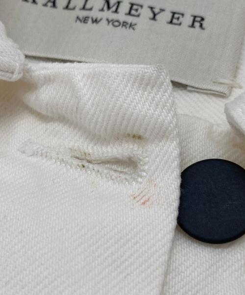 KALLMEYER（カルメイヤー）KALLMEYER (カルメイヤー) ELLIOTT CHORE Jacket ホワイトデニムジャケット　Deuxieme Classe取り扱い ホワイト サイズ:XSの古着・服飾アイテム