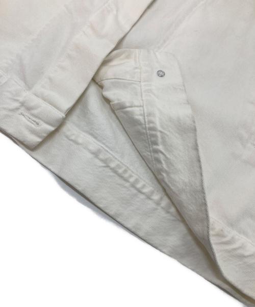 KALLMEYER（カルメイヤー）KALLMEYER (カルメイヤー) ELLIOTT CHORE Jacket ホワイトデニムジャケット　Deuxieme Classe取り扱い ホワイト サイズ:XSの古着・服飾アイテム