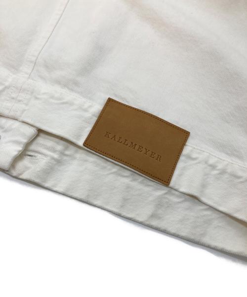 KALLMEYER（カルメイヤー）KALLMEYER (カルメイヤー) ELLIOTT CHORE Jacket ホワイトデニムジャケット　Deuxieme Classe取り扱い ホワイト サイズ:XSの古着・服飾アイテム