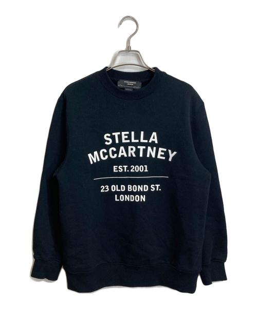 STELLA McCARTNEY（ステラマッカートニー）STELLA McCARTNEY (ステラマッカートニー) ロゴスウェット　起毛 ブラック サイズ:XXSの古着・服飾アイテム