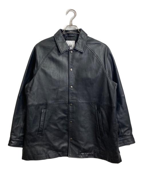 JOINT WORKS（ジョイントワークス）JOINT WORKS (ジョイントワークス) GACHI LEATHER COAT  レザーコート　ラムレザー　羊革 ブラック サイズ:Mの古着・服飾アイテム