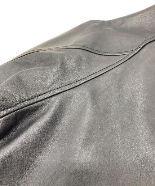 JOINT WORKS（ジョイントワークス）JOINT WORKS (ジョイントワークス) GACHI LEATHER COAT  レザーコート　ラムレザー　羊革 ブラック サイズ:Mの古着・服飾アイテム