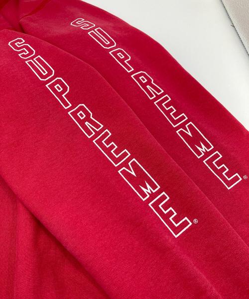 SUPREME（シュプリーム）SUPREME (シュプリーム) INDEPENDENT (インディペンデント) Sean Cliver Eagle Crewneck 4面プリント レッド サイズ:Sの古着・服飾アイテム